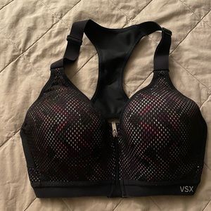 Victoria’s Secret VSX Push Up Front-Close Sports Bra - Pink Cargo